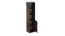 Пенал Анжело Ferrum-decor на 4 полиці з 1 дверима 1900x400x380 ДСП Венге Магія 16 мм (FRD-104913) - мініатюра 5