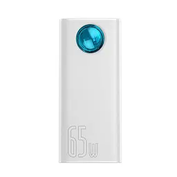 Зовнішній акумулятор Baseus Amblight Digital Display Quick Charge 65W 30000mAh (PPLG-A02) White [69814] - мініатюра 2