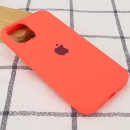Чохол Silicone Case Full Protective (AA) для Apple iPhone 13 mini (5.4) Кавуновий / Watermelon red - мініатюра 2