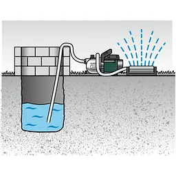 Поверхневий відцентровий насос Metabo P 2000 G [600962000] [132954] - мініатюра 3