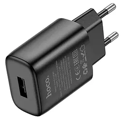 МЗП Hoco C134A Solid 12W (1USB-A) Black - мініатюра 3