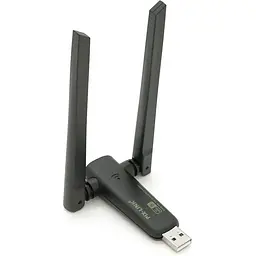 Бездротовий мережний адаптер Voltronic Wi-Fi-USB LV-UAC23D, RTL8811CU, з подвійною антеною, 802.11 a/с, 600Mbps, Box - мініатюра 3