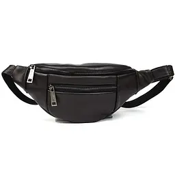 Кожаная женская сумка-бананка TARWA 31х14х6 см sum0026355