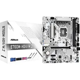 Материнська плата ASRock B760M-HDV/M.2 Socket 1700 - мініатюра 2