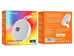 Портативна колонка Borofone BR27 Grey (6974443388466) - мініатюра 4