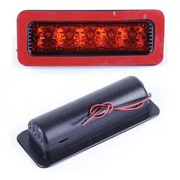 Стоп додатковий сигнал 18 см / 8 LED / 170x65x40 мм / Внутрішньосалонний / Червоний 1 шт.