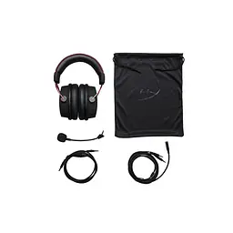 Гарнітура HyperX ігрова Cloud Alpha mini-jack/dual 3.5 мм 1.3м/2м чорно-червоний (4P5L1AM) - мініатюра 5