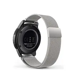 Комплект Tamister для годинника Amazfit GTR4 сріблястий (чохол + металевий ремінець 22 мм) - мініатюра 8
