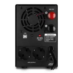 Пристрій безперебійного живлення Powercom INF-3000 1800W 36V (INF-3000) - мініатюра 3