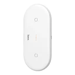 Заряджання бездротове Qi HOCO 2in1 Dual Power Type-C CW23 10W Біле