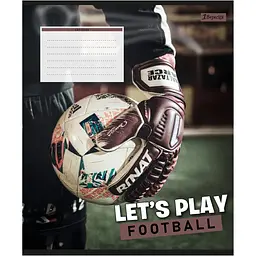 Набір зошитів 1 Вересня Let's play football А5 18 аркушів у лінію 25 шт. (768751) - мініатюра 3