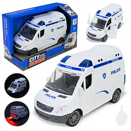 Іграшковий поліцейський фургон City Rescue зі світлом, звуком та ефектом пари (BJ315A)