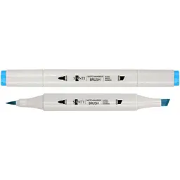 Набір акварельних маркерів Santi Sketch SM-62 озеро Індиго 6 шт. (390728)