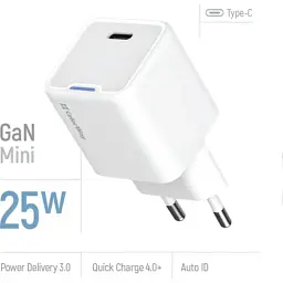 Зарядний пристрій ColorWay GaN Mini 25W PD Port PPS USB-C white (CW-CHS052PD-WT) - мініатюра 6