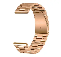 Металевий ремінець Primo для годинника Xiaomi Huami Amazfit Sport SmartWatch Rose Gold - мініатюра 3