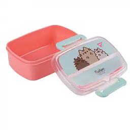 Контейнер Yes Pusheen 750 мл з приладдям рожево-блакитний (708371) - мініатюра 2