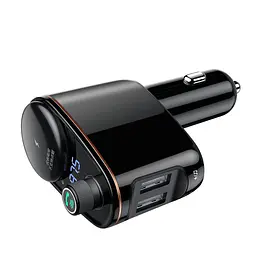 FM-модулятор і автомобільний зу Baseus Locomotive Wireless CCALL-RH01 - мініатюра 3