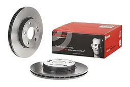 Диск гальмівний передній вентильований Mercedes A-class, B-class 04-12р Brembo (09.8680.11)