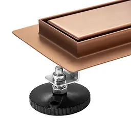 Душовий канал Rea Pure Neo 80 см brushed copper REA-G8022 - мініатюра 6