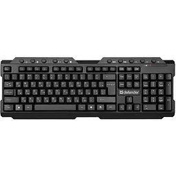 Клавиатура беспроводная Defender Element HB-195 UKR Black (45189)
