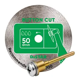 Алмазний диск для вирізання кнопок Distar ButtonCut 50x0.8x5.8/3.2-3.0F мм