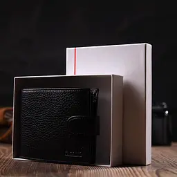 Чоловічий шкіряний гаманець Bond 11,5х9х2 см acs0028277 - мініатюра 10