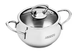 Каструля Ardesto Black Mars зі скляною кришкою 1.1 л (AR0706S) - мініатюра 3
