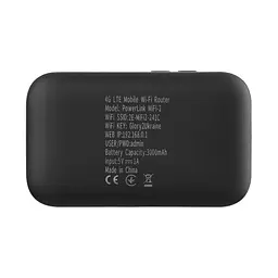 3G/4G/LTE мобільний роутер 2E PowerLink MiFi-2, N150, LTE, Wi-Fi4, 1xType-C, 1xCRC9, 3000 мА•год - мініатюра 5