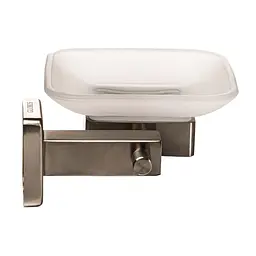 Мильниця одинарна Globus Lux SQ 9408, Хром матовый - мініатюра 3