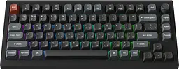 Клавіатура бездротова Keychron V1 Ultra Keychron Red Switch Black RGB (V1U-D1-UA) - мініатюра 2