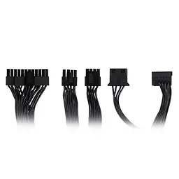 2E Блок живлення Master Power (550W), >80%, 80+ White, 120мм, 1xMB 24pin(20+4), 1xCPU 8pin(4+4), 3xMolex, 5xSATA, 2xPCIe 8pin(6+2) - мініатюра 7