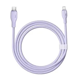 PD кабель Baseus Pudding Series Fast Charging Cable Type-C to iP 20W 1.2m фіолетовий P10355701511-00 - мініатюра 3