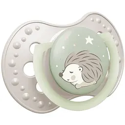 Пустушка LOVI Night&Day Girl Hedgehog силіконова динамічна 6-18 міс. 2 шт. (22/930) - мініатюра 3