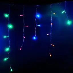 Гірлянда ColorWay Бахрома 3мx0.6м 100Led IP20 кольорова (CW-GF-100L36VMC) - мініатюра 5