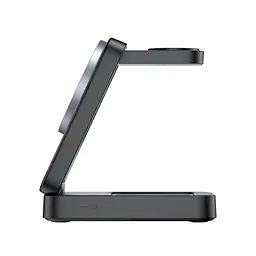 Настільна бездротова зарядка 3в1 HAVIT W3103 15W Gray HAVIT (28680-000) - мініатюра 3