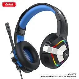 Провідна гарнітура XO GE08 Gaming Wired Headphones Black - мініатюра 3