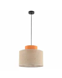 Підвісний світильник, люстра Tk Lighting 3227 Duo Juta E27 1x15W IP20 Бежевий