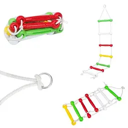 Іграшка дитяча Мотузкова драбина Bamsic 7008 Різнокольоровий shop (4820123766081)
