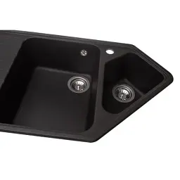 Мийка кухонна GRANADO IBIZA black shine (gr1801) - мініатюра 5