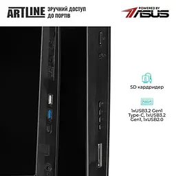 Моноблок Artline Business M75 27 2K IPS, Intel Core i5-12400, 8 GB, 480 SSD, Intel Graphics, W11P (M75v05Win) - миниатюра 10