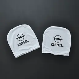 Чохол підголівників OPEL білі 2 шт - мініатюра 2