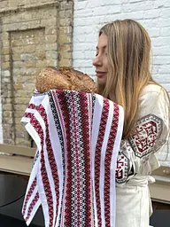 Ранер-рушник Ecotton Етно 35x150 см в українському етно-стилі білий (25324) - мініатюра 5