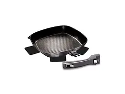 Сковорідка гриль Berlinger Haus Metallic Line Carbon Pro Edition (BH-6914) - мініатюра 2