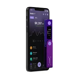 Криптогаманець Ledger Nano X Amethyst Purple, апаратний криптовалютний мультивалютний гаманець, холодне зберігання, Bluetooth і USB, підтримка iOS/Android/Windows/macOS, сталевий корпус, формат флешки, сертифікація безпеки CC EAL6+ - мініатюра 6