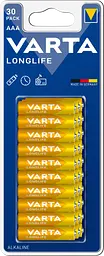 Батарейка Varta Long Life AАA Bli Alkaline, 1,5 V, 30 шт. (4103101630)