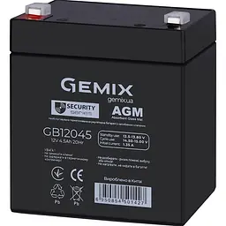 Акумуляторна батарея для ДБЖ Gemix AGM 12 V / 4.5 А*ч (GB12045)