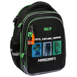 Рюкзак шкільний  ортопедичний шкільний Yes Minecraft Reality S-111M