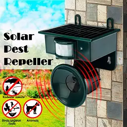 Ультразвуковий відлякувач мишей і комах "Solar Pest Repeller NY 2002", ультразвук для собак, птахів (ST)