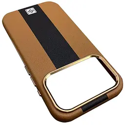 Шкіряний чохол Rally with MagSafe для Apple iPhone 17 Pro (6.3) Brown / Black - мініатюра 2