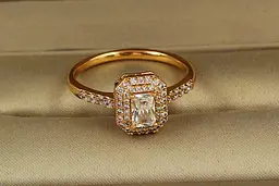 Кільце Xuping Jewelry ехо р 20 золотисте - мініатюра 2